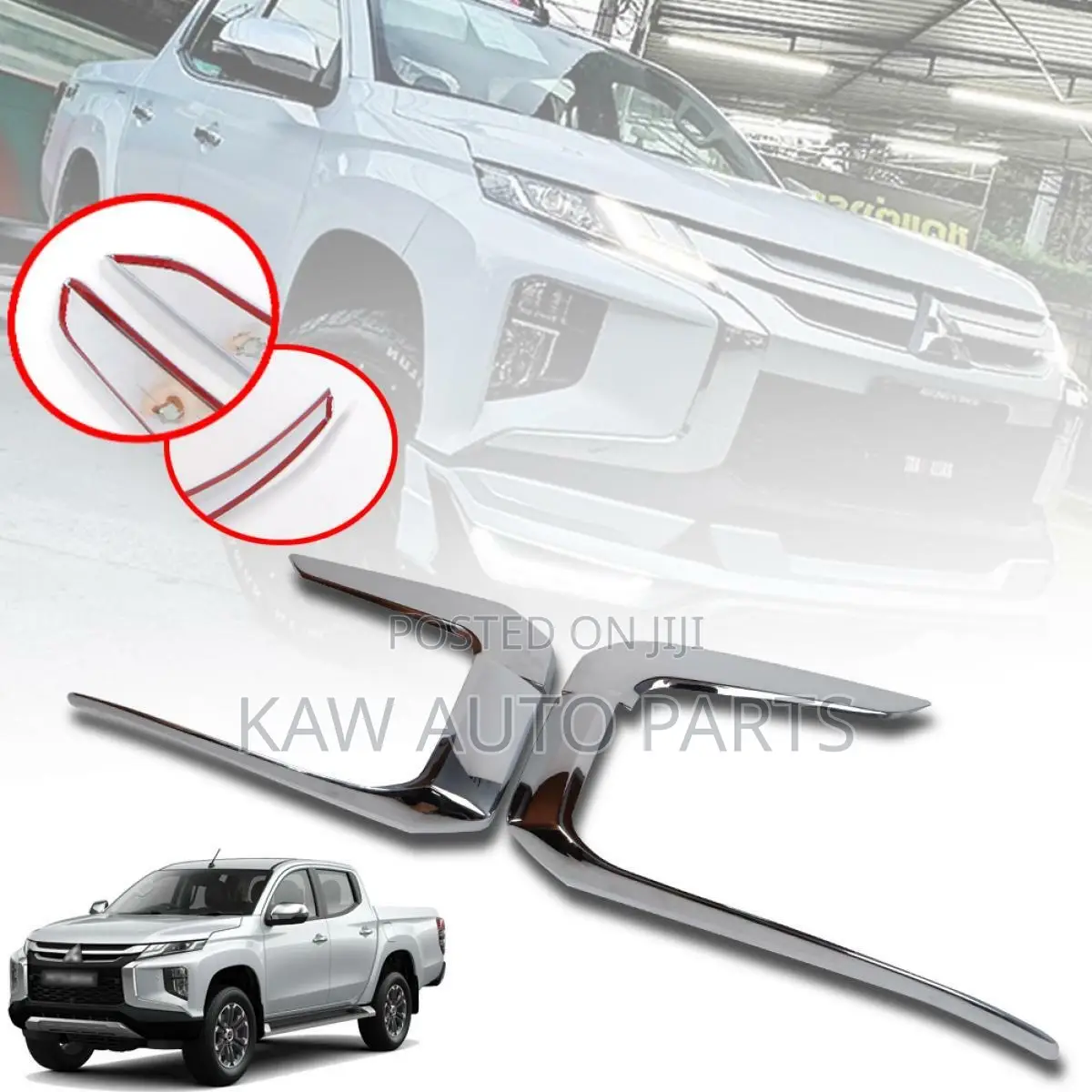 2019,,2022,2023,2024 Front Bumper Trim  For Mitsubishi L200