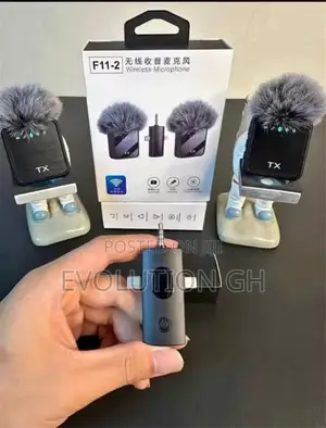 Dual Wireless Microphone For iPhone, Android And Digital Camera