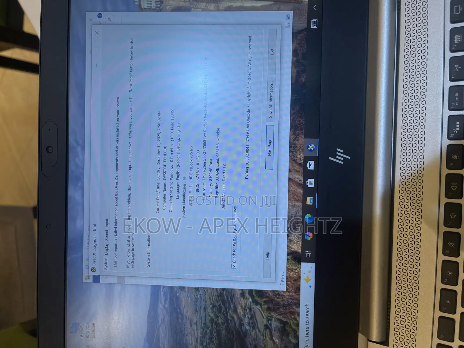 Laptop HP EliteBook 735 G6 8GB AMD Ryzen 5 SSD 256GB