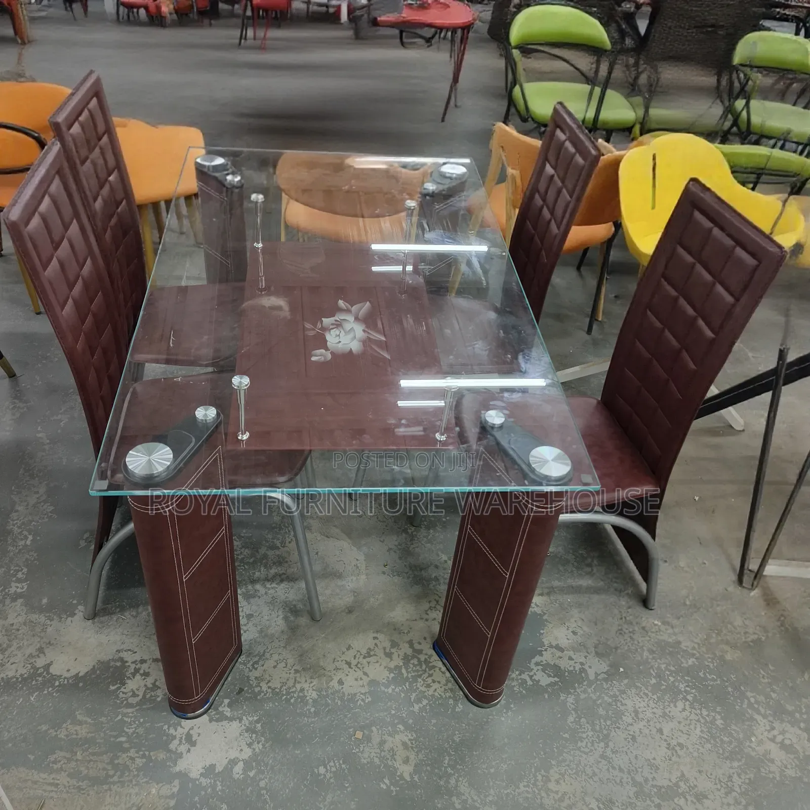 Glass Dining Table (4 Seater)