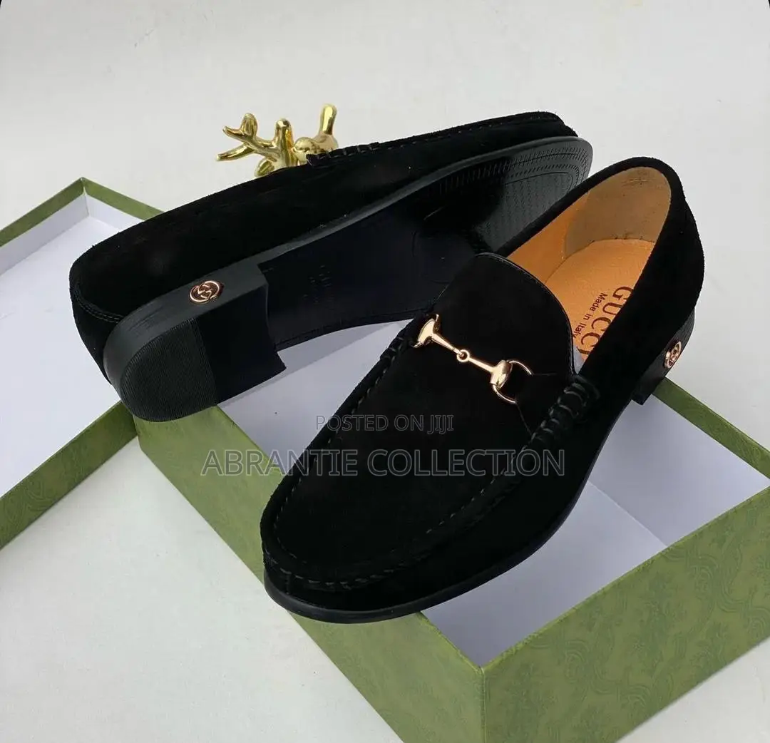Gucci Suede Loafers Shoe