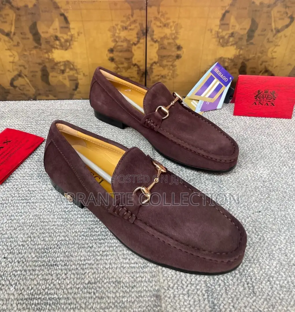 Gucci Suede Loafers Shoe