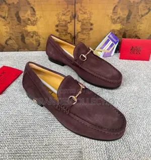 Gucci Suede Loafers Shoe