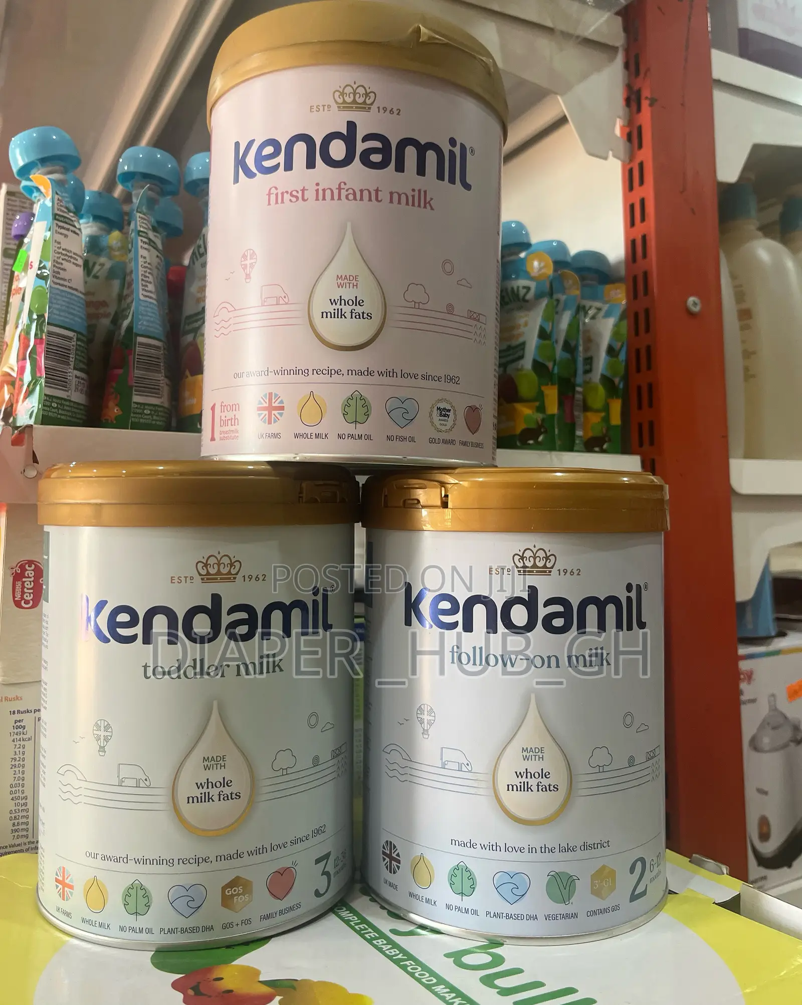 Kendamil Infant Formula Stages 1-3