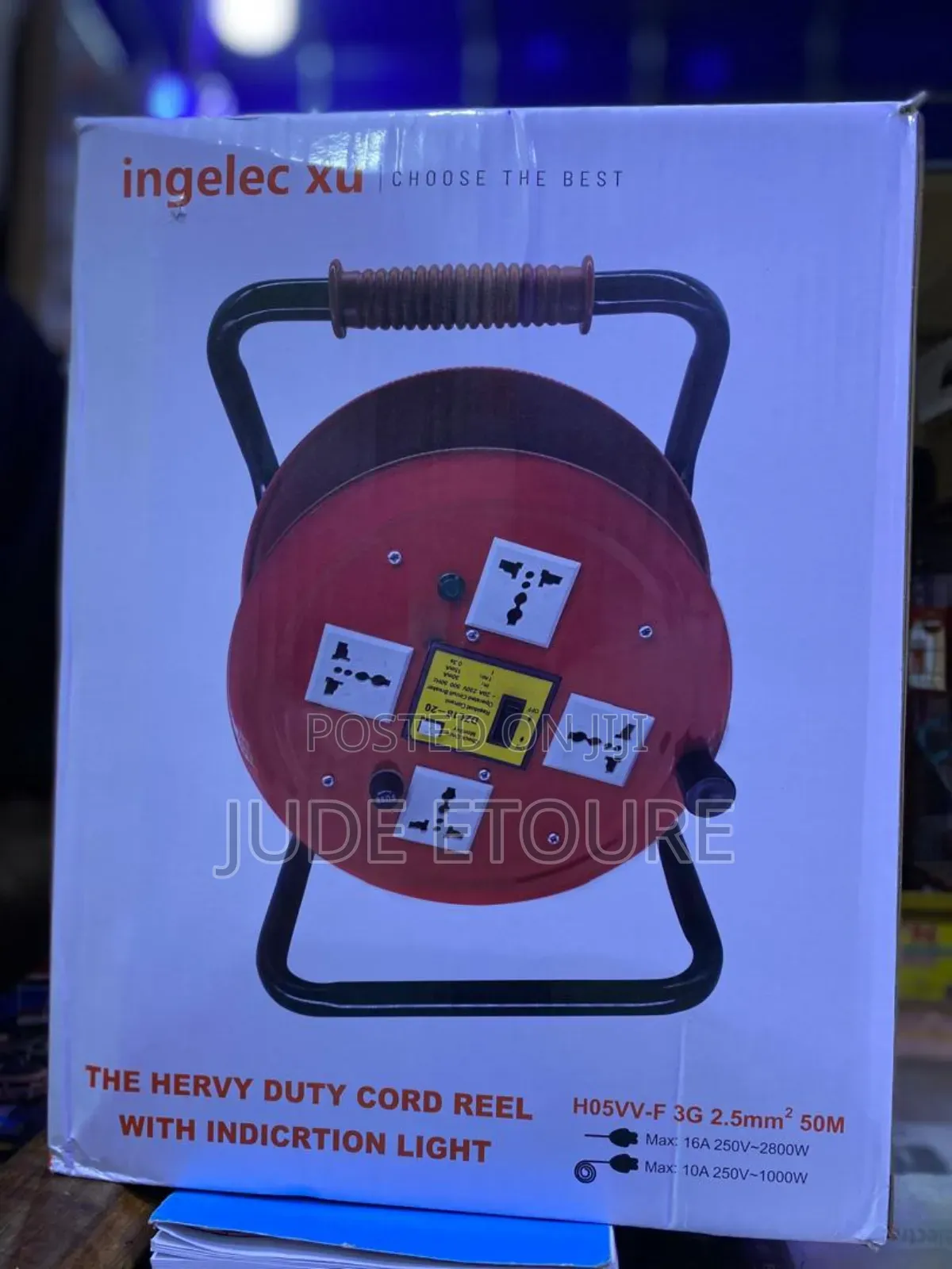 Hervy Duty Cord Reel Extension
