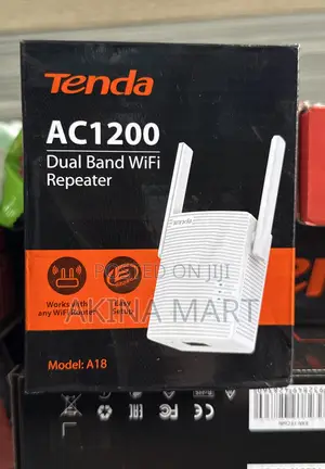 Tenda A18 Range Extender Ac1200 Dual Band Wifi Repeater