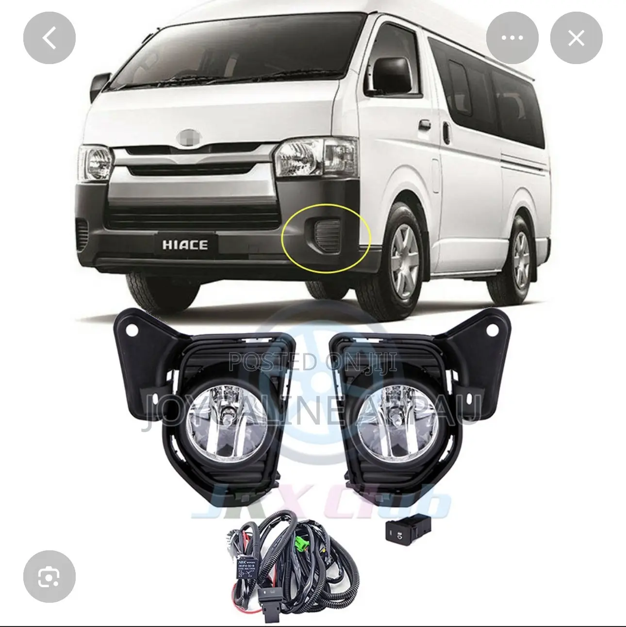 Toyota Hiace 2014 Fog Light With Bulb