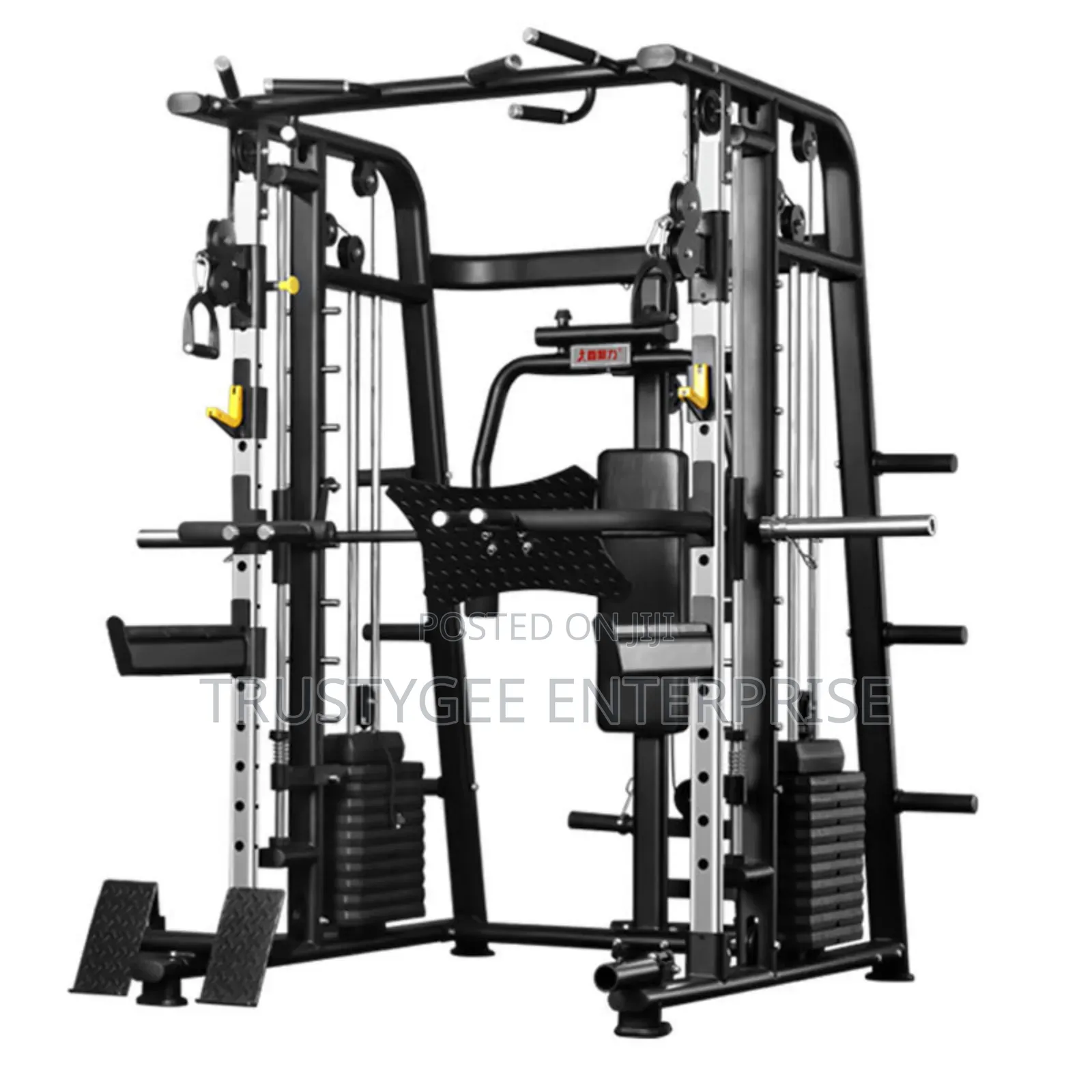 Commercial Smith Machine With 100kg Weight Plates ,Commercial Bench