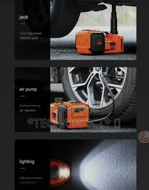 Multifunctional Car Hydraulic Lift Jerk, Inflator Torch