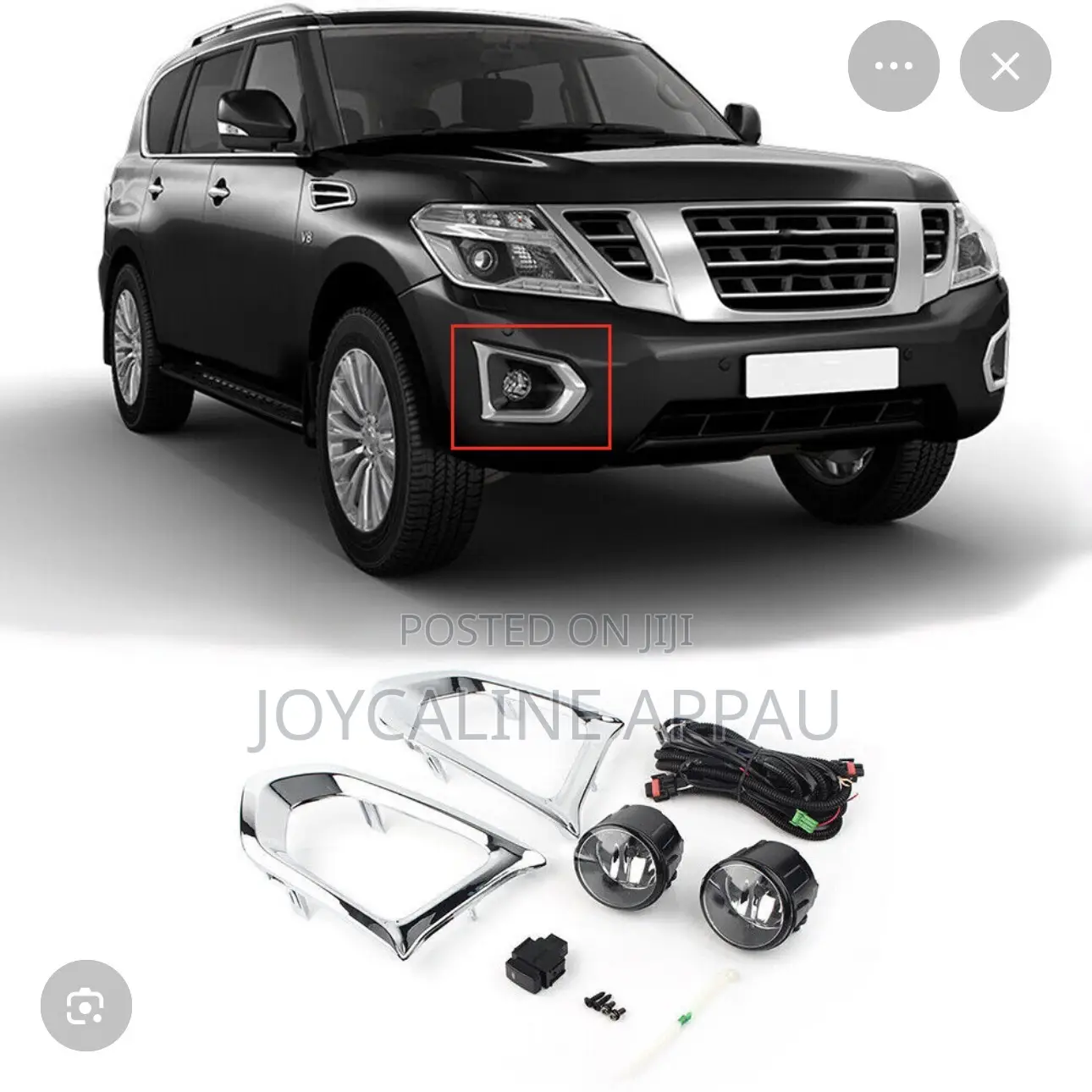Nissan Patrol 2015 Fog Light an Cover With Bulb