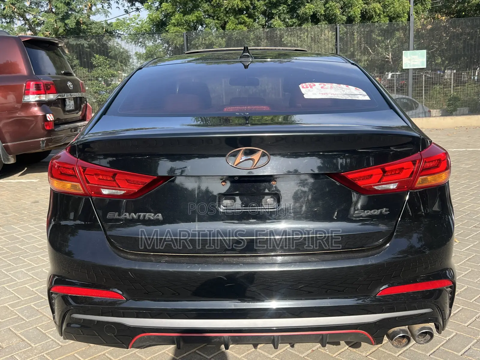 Hyundai Elantra Sport Sedan FWD (1.6L 4cyl 6M) 2017 Black