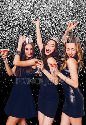 Mehofond 8x6ft White Patched Black Birthday Party Prom