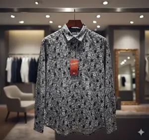 Pure Cotton Long Sleeve Shirt for Men