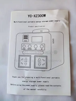 300w Solar Power Station + 60w Solar Panel + Accessories