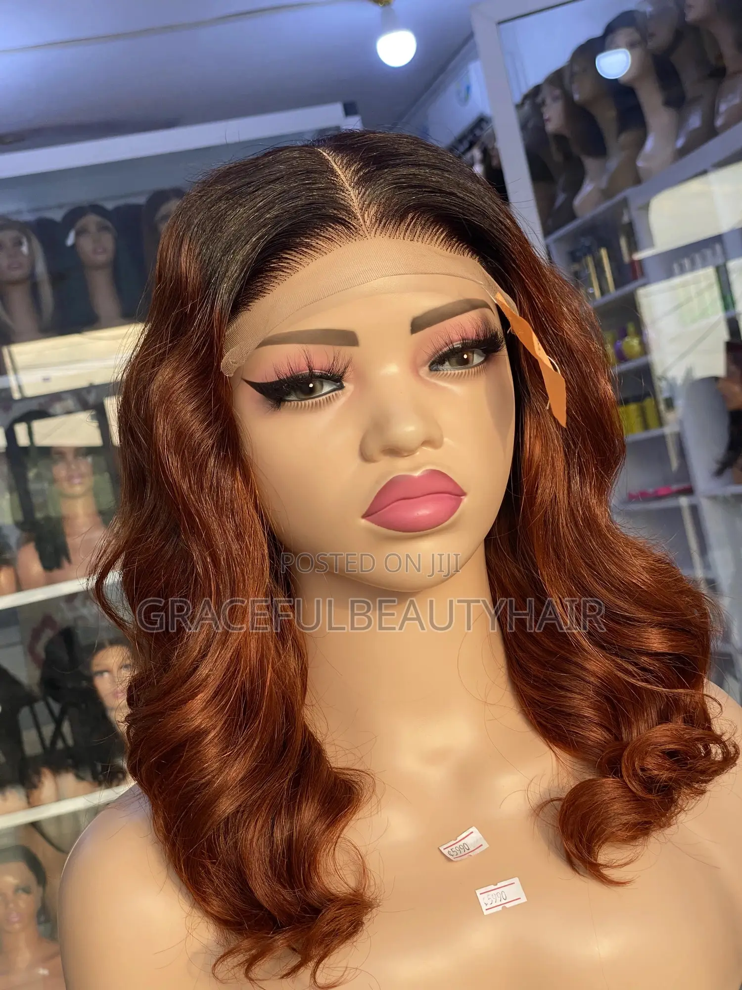 Dark Cajun Raw Donor Wavy With 5x5 Transparent Closure 12”