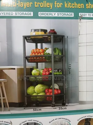 Multi-Layer Trolley Storage Rack