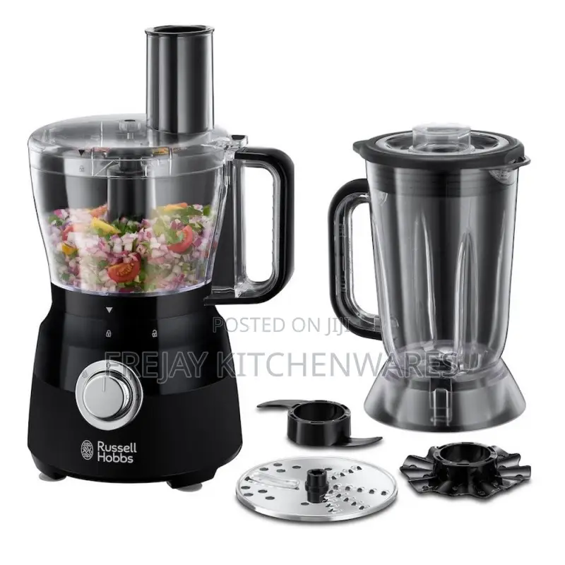 Russell Hobbs Desire Matte Black Food Processor With Blender