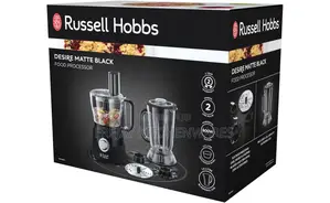 Russell Hobbs Desire Matte Black Food Processor With Blender