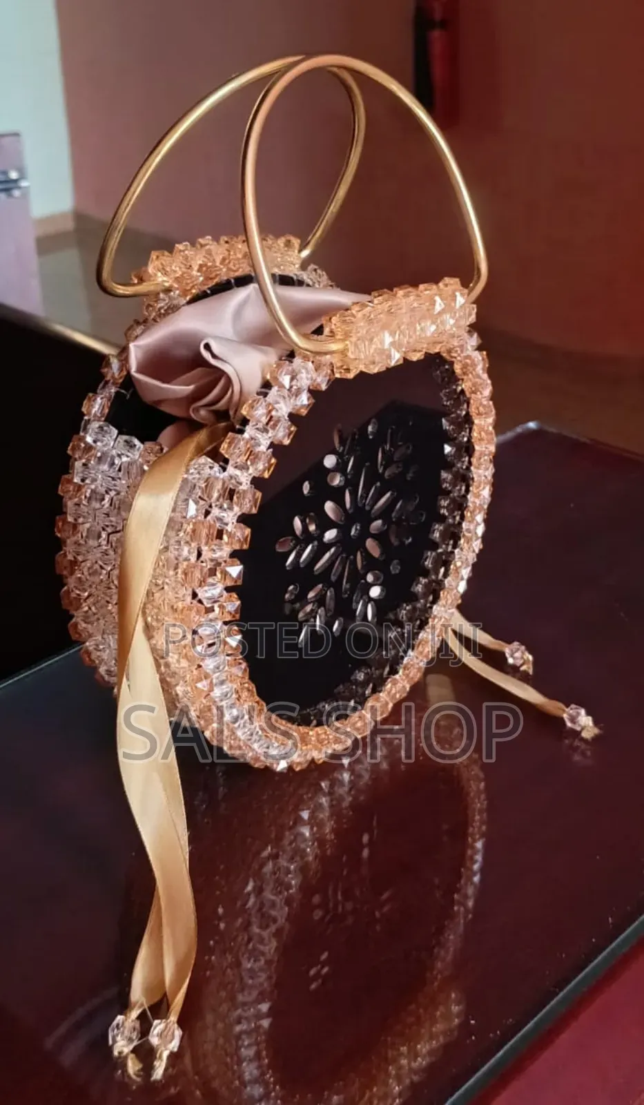 Champagne Bead Bag