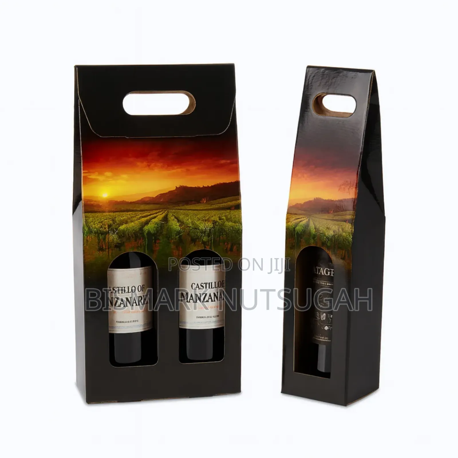 Wine Paper Gift Bag Box