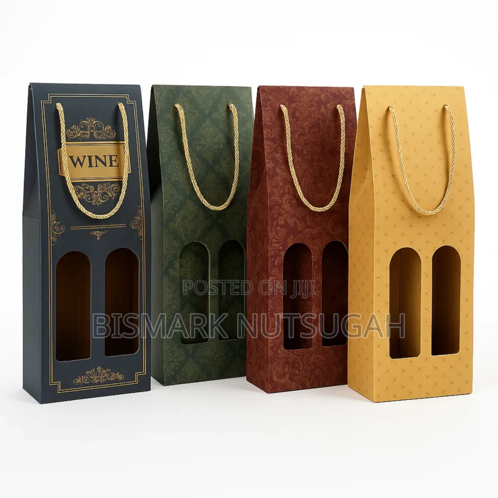 Wine Paper Gift Bag Box