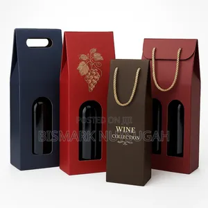 Wine Paper Gift Bag Box