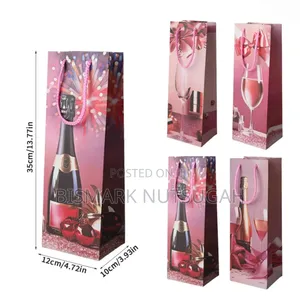 Wine Paper Gift Bag Box