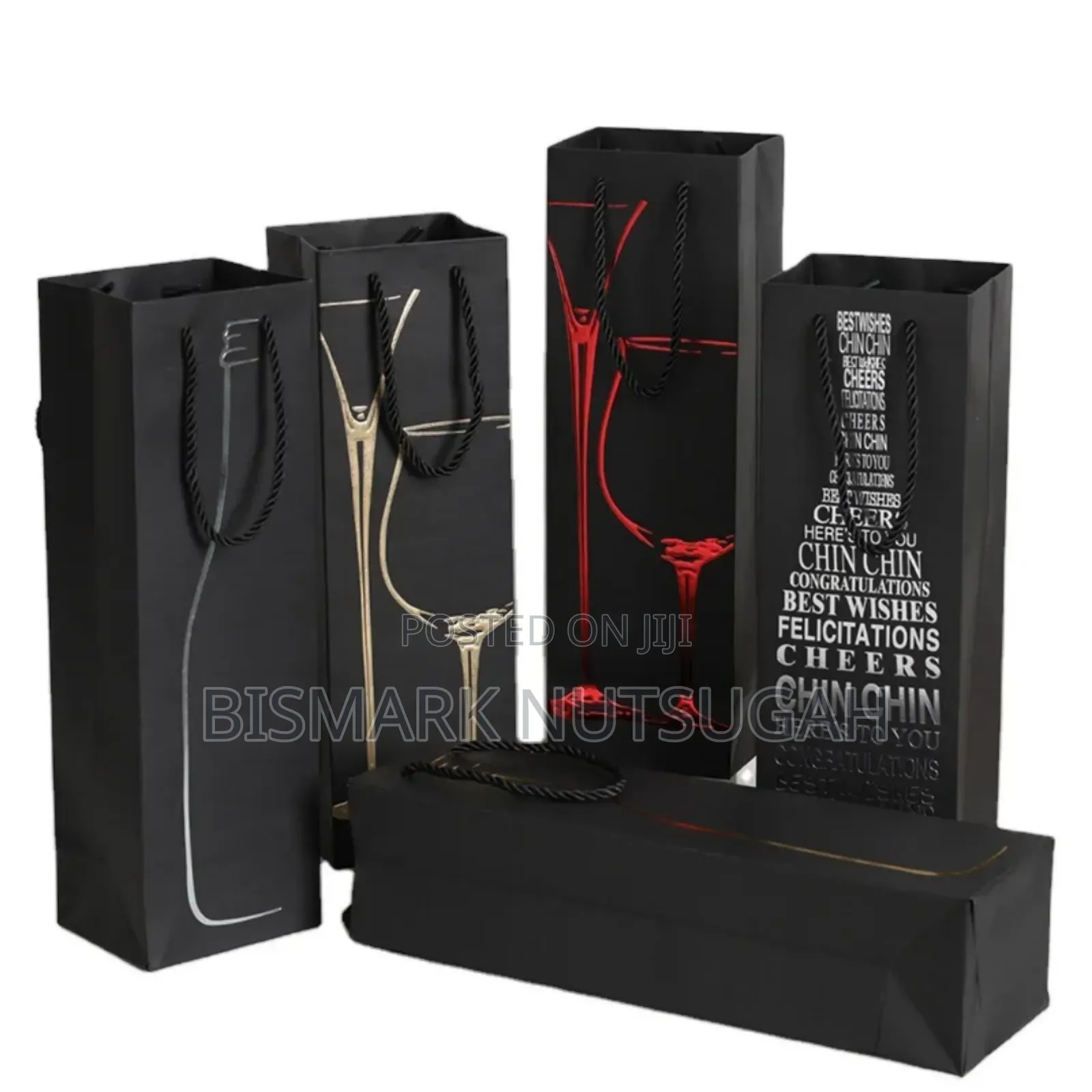 Wine Paper Gift Bag Box