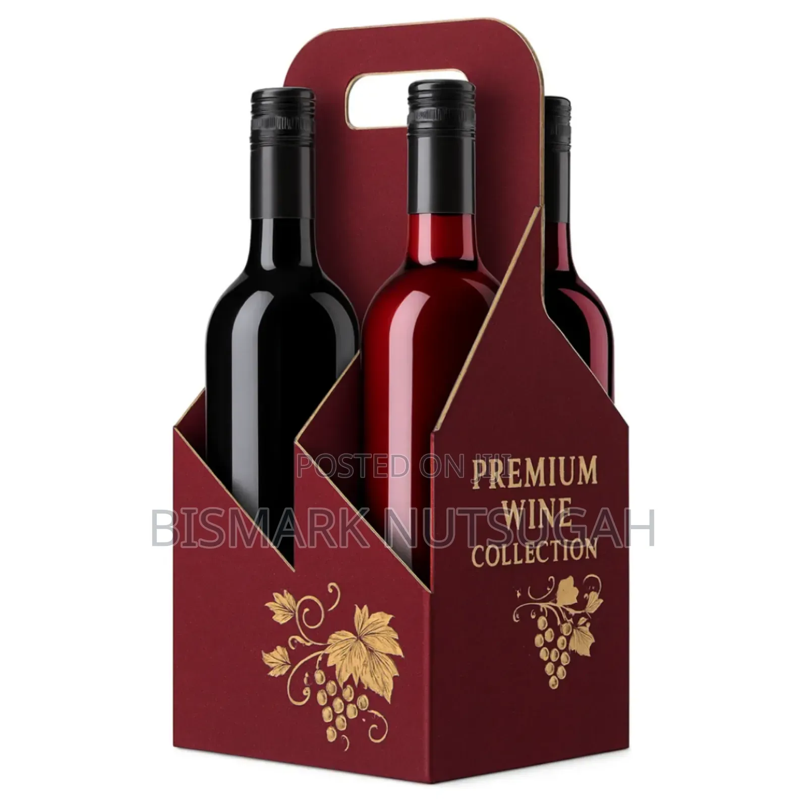 Wine Paper Gift Bag Box