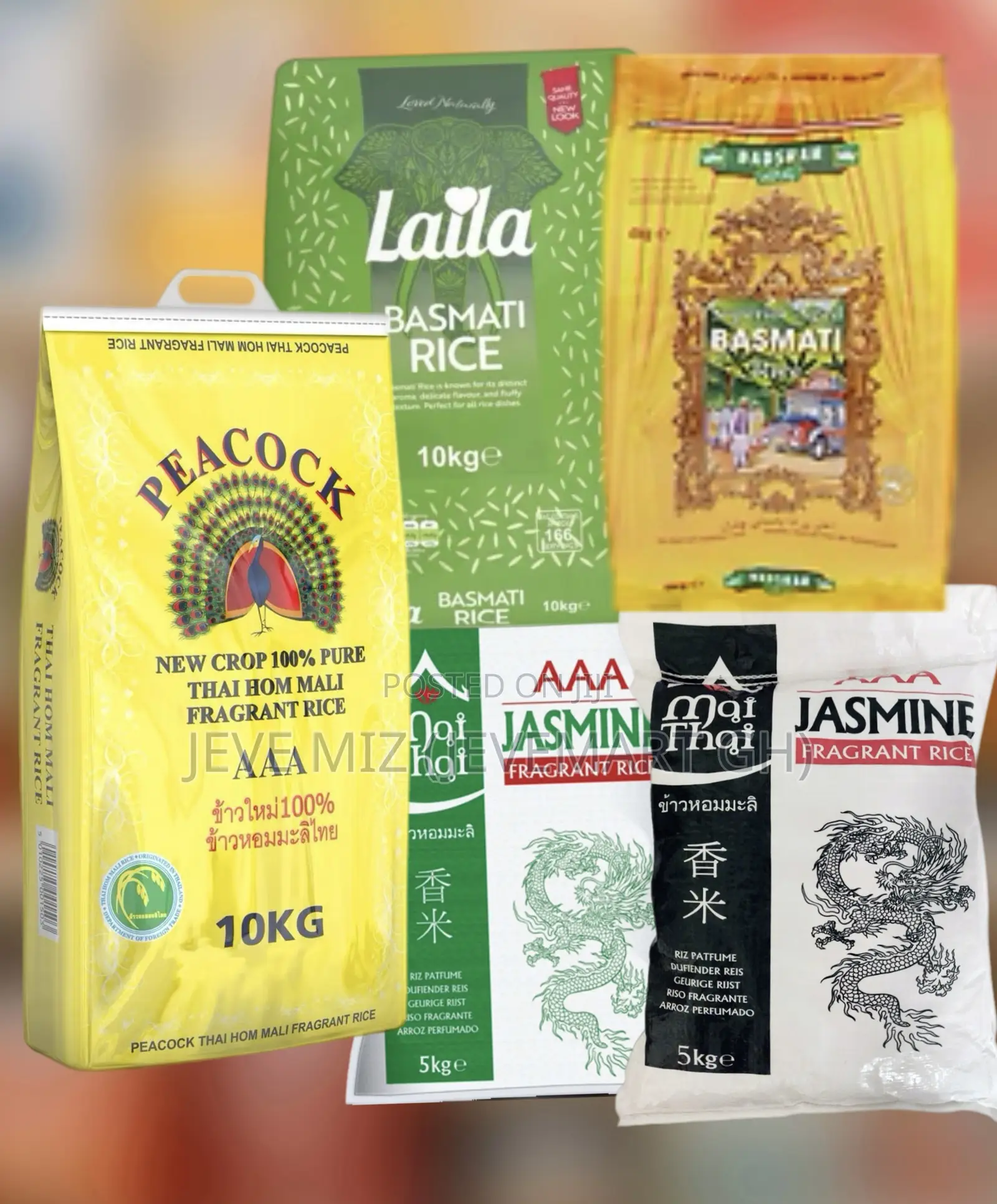 Jasmine Rice 10kg 5kg / Basmati Rice 10kg