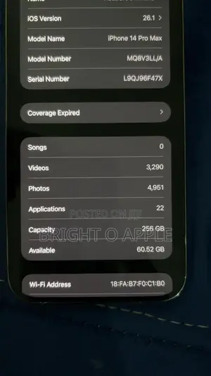 New Apple iPhone 14 Pro Max 256 GB Gold