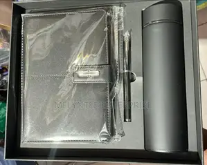 Corporate Gift Set 3in1for Souvenirs Diary,Flask and Pen