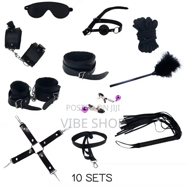 Premium 10-Piece BDSM Bondage Kit for Beginners Couples