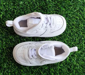 White Nike Court Borough Low 2