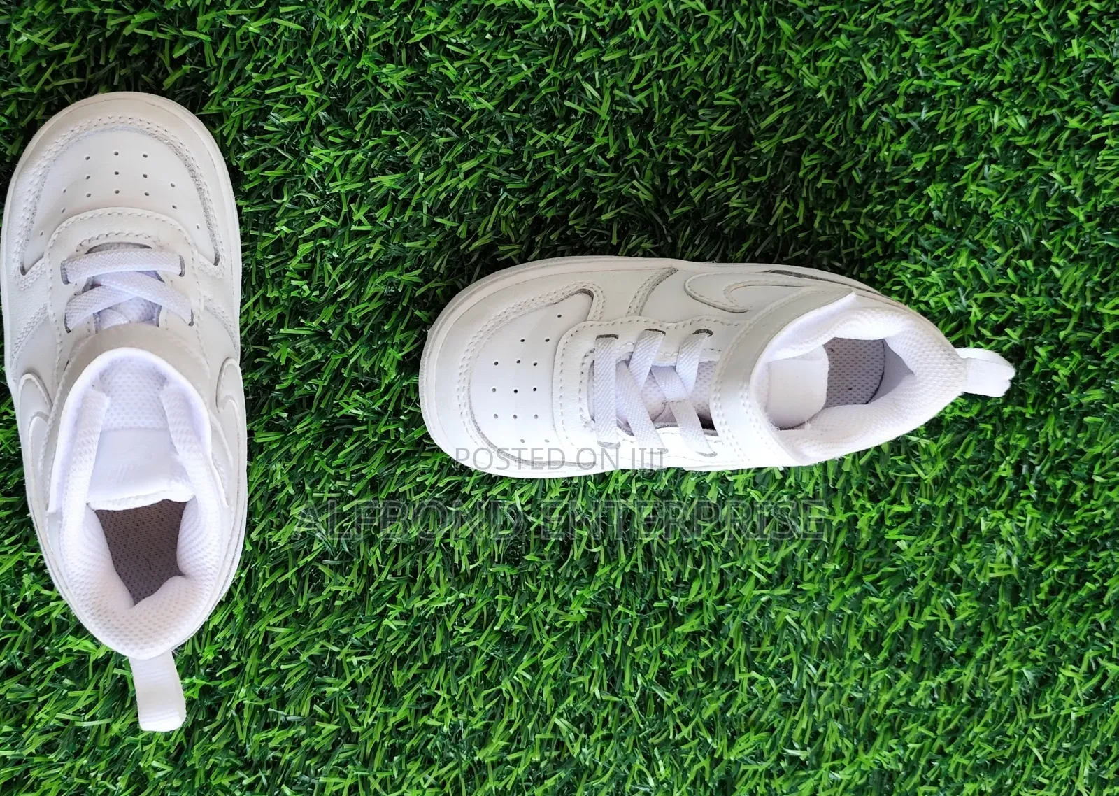 White Nike Court Borough Low 2
