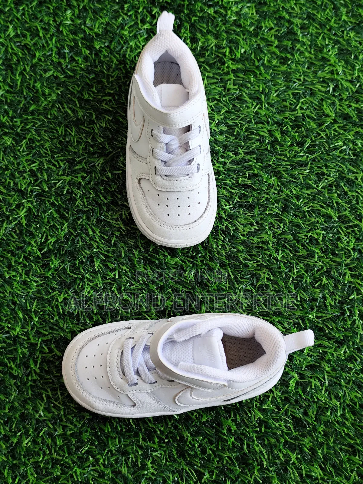 White Nike Court Borough Low 2