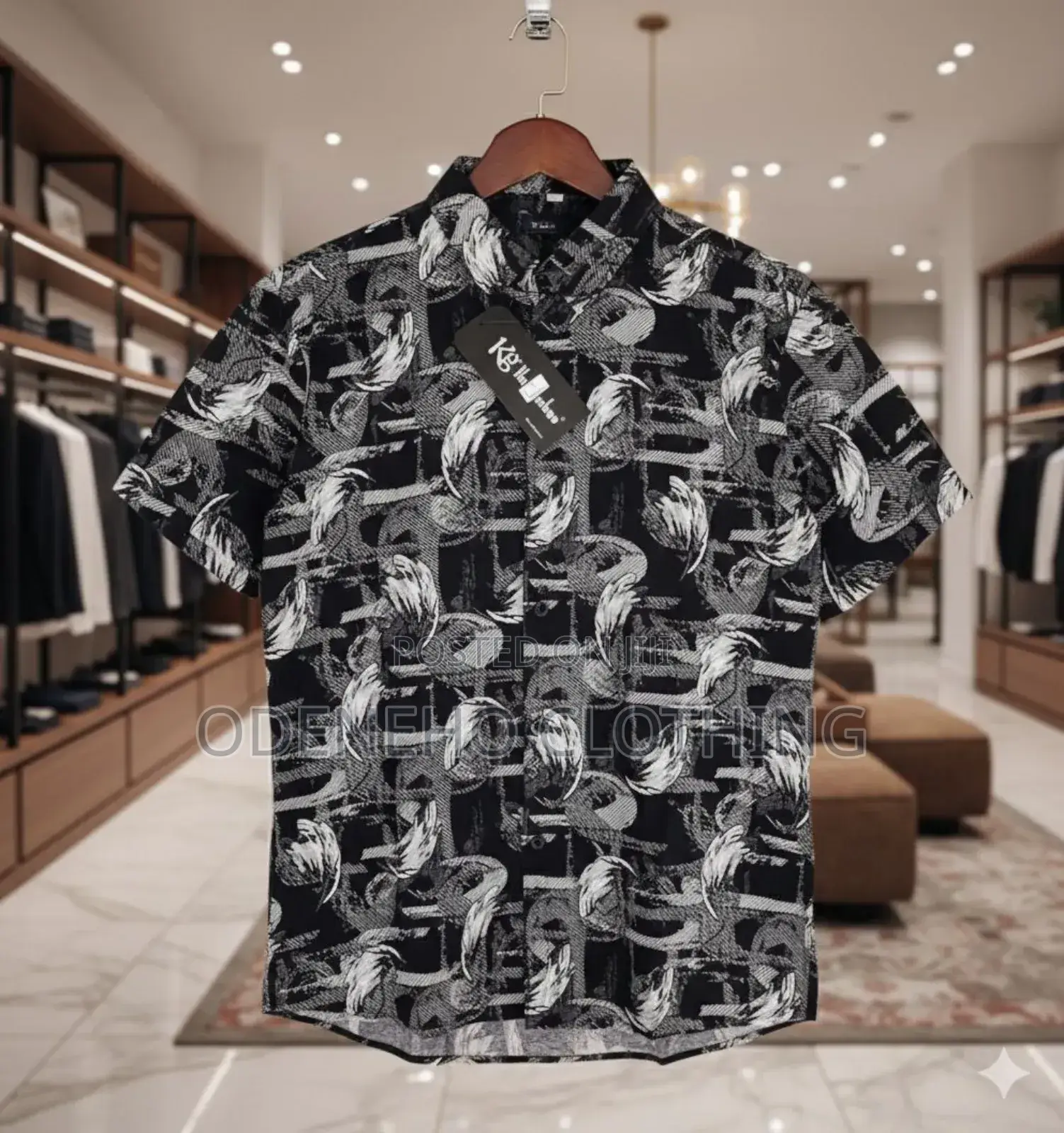 Black And White Vintage Shirt