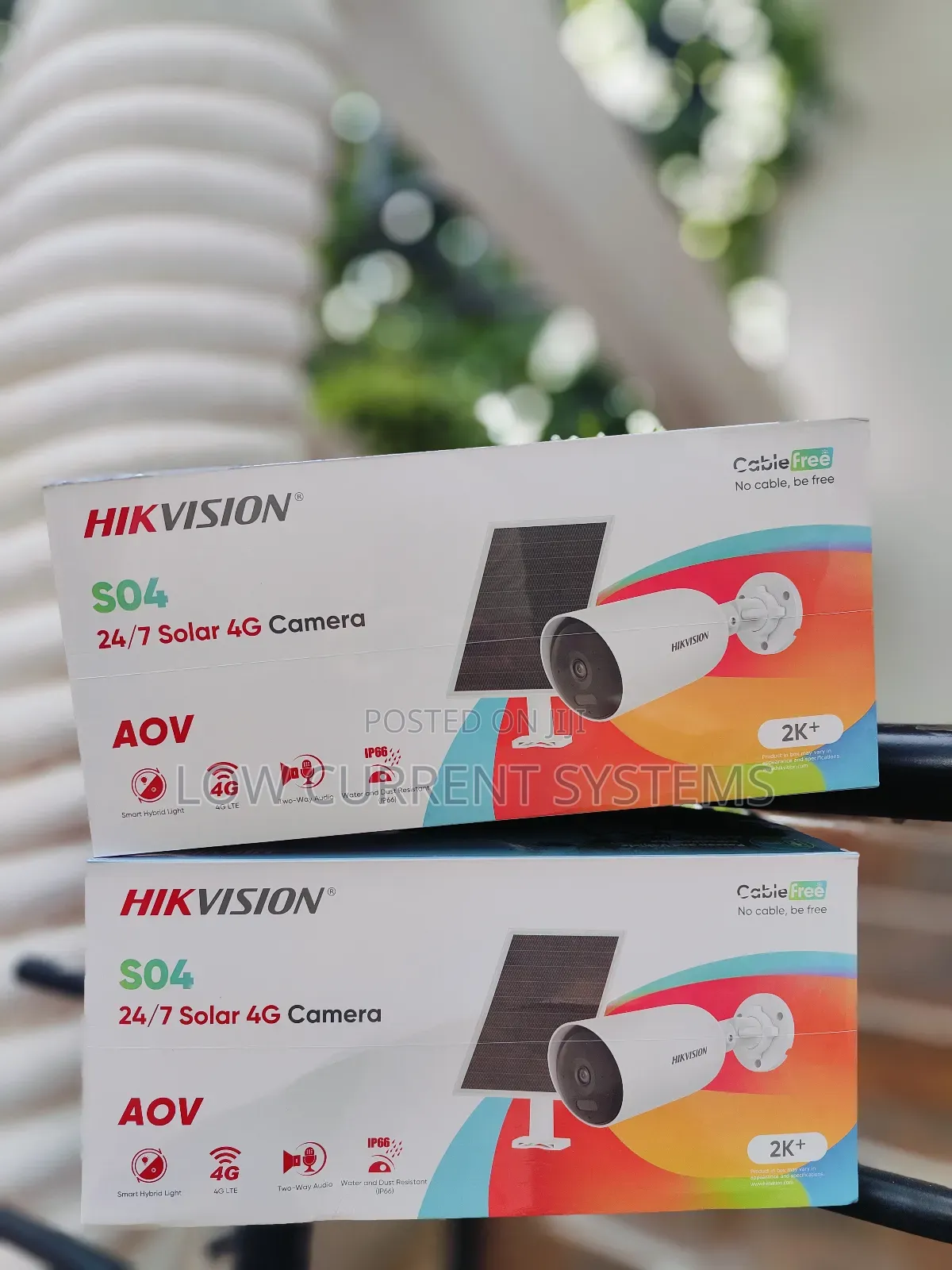 Hikvision 4mp Solar Powered 4g Camera Ds-2cfs04/4g Aov
