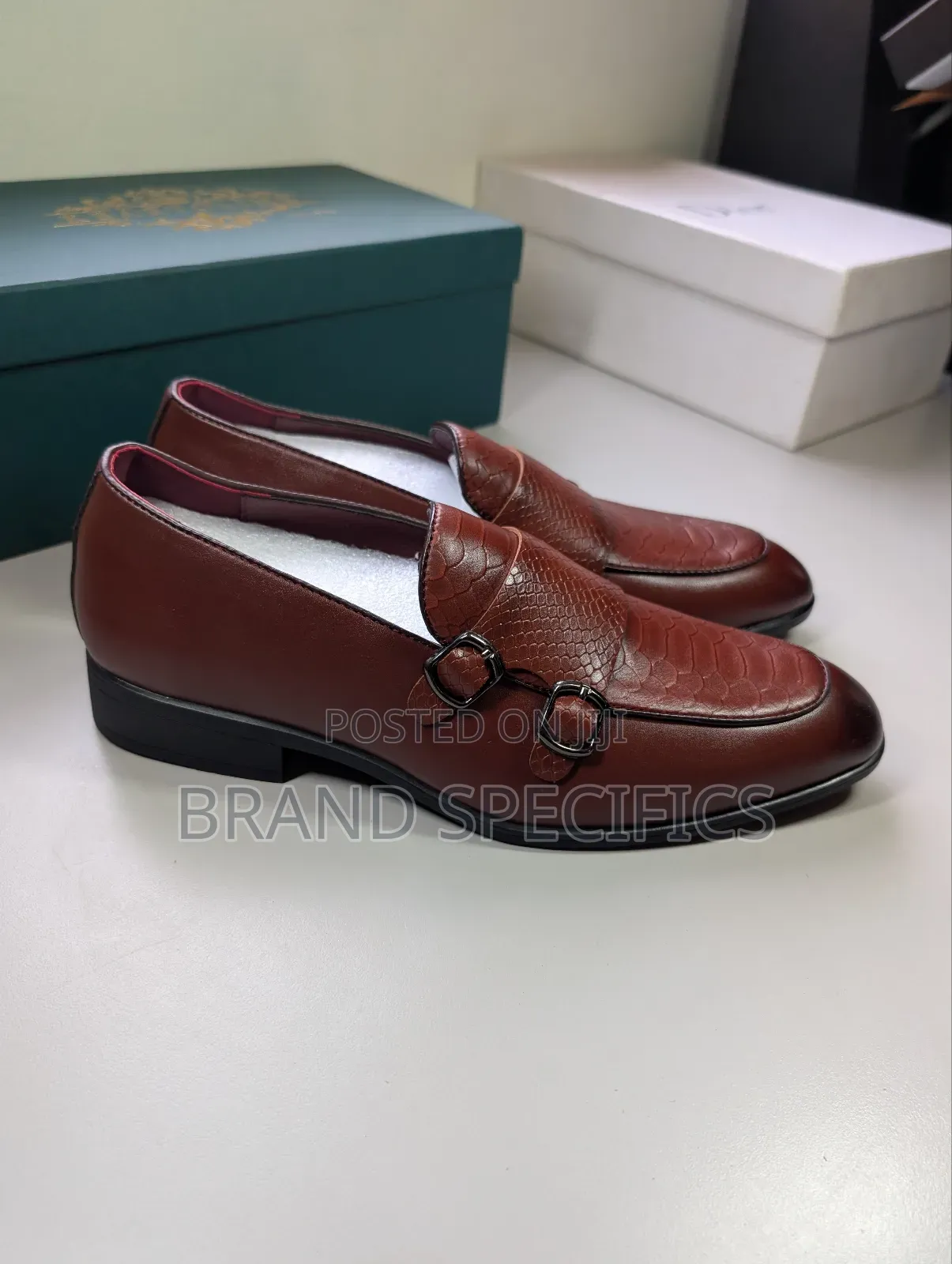 Men's Classic Monk Strap Dress Shoes