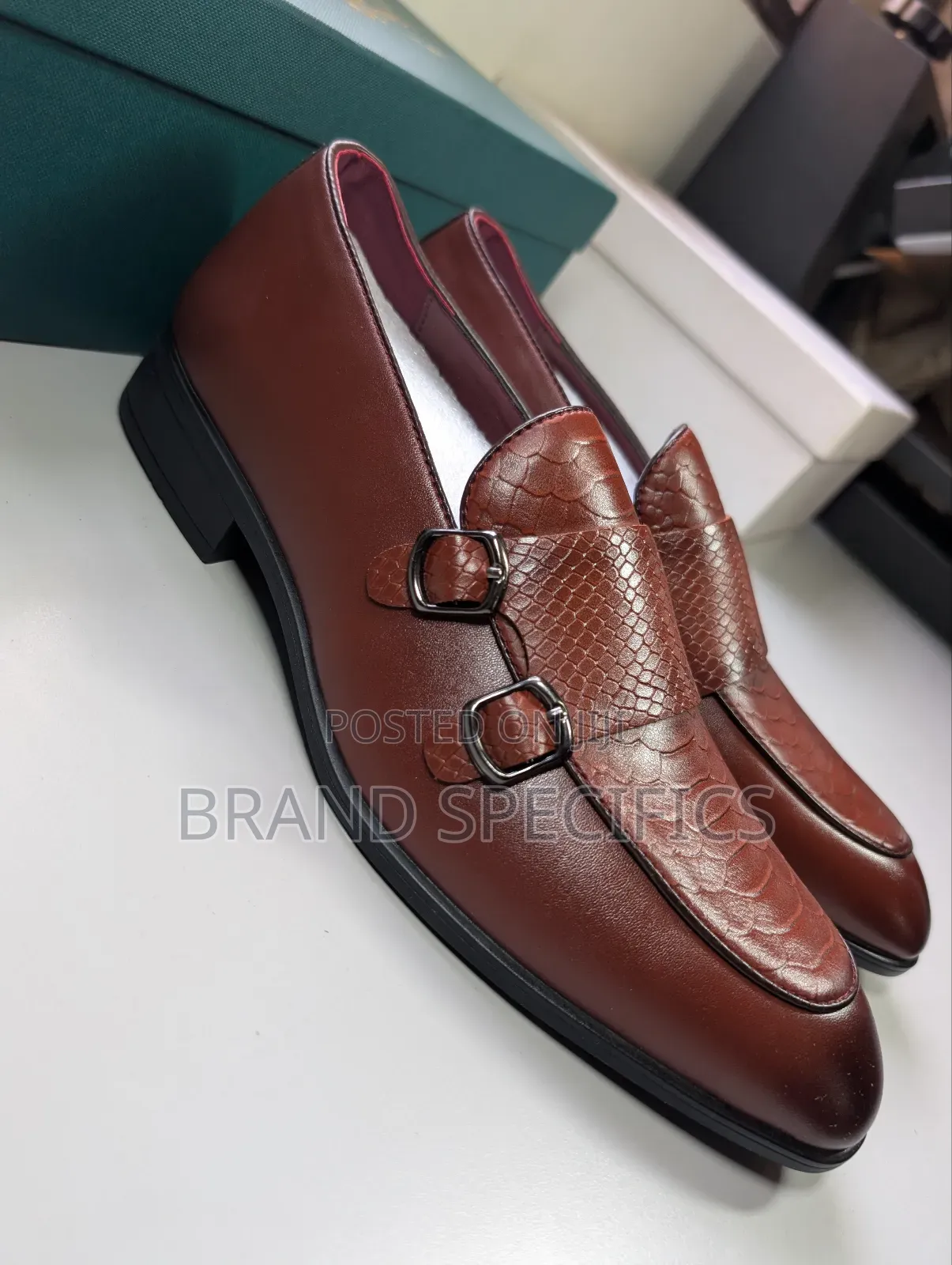 Men's Classic Monk Strap Dress Shoes