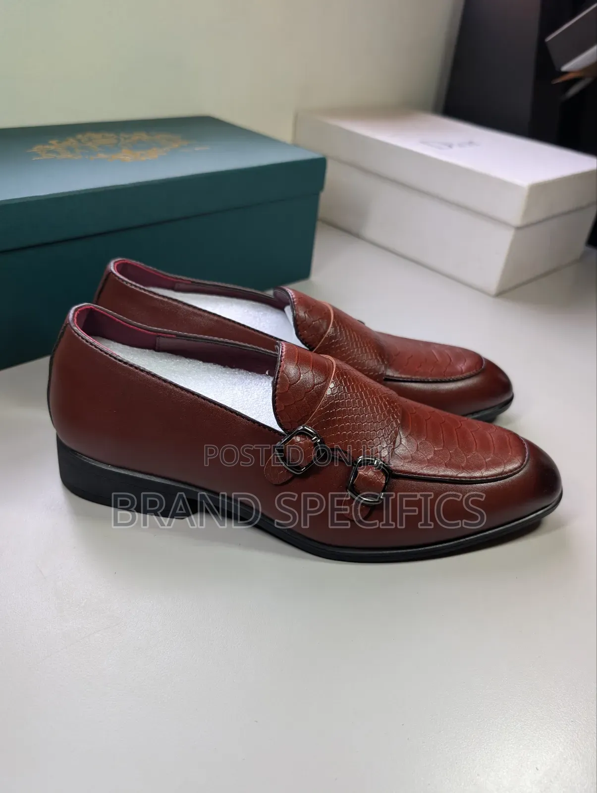Men's Classic Monk Strap Dress Shoes