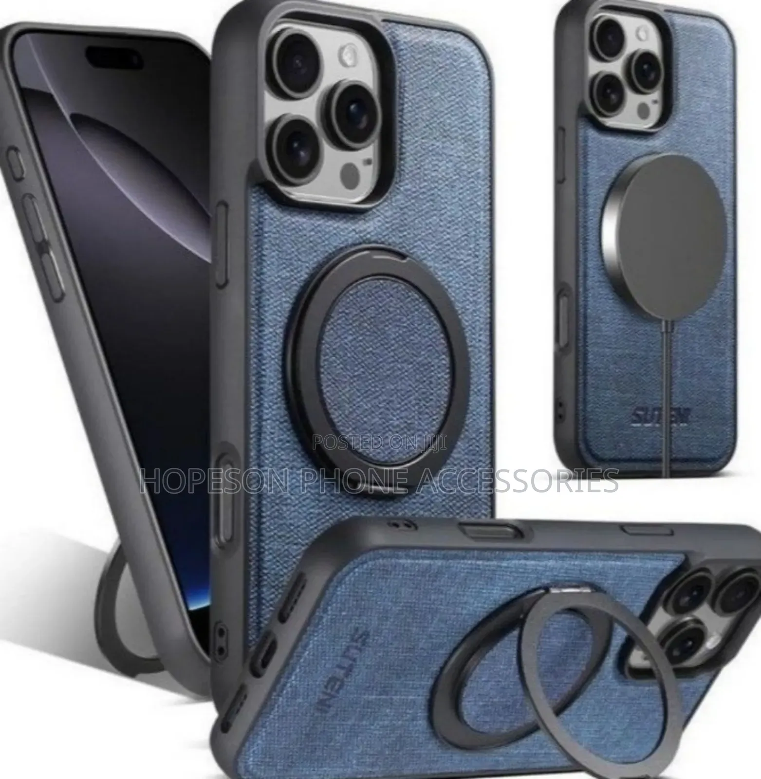 High Quality Classic Leather Case With Supporting Ring Stand