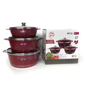 W.K. Granite Pro 6-Piece Cookware Set
