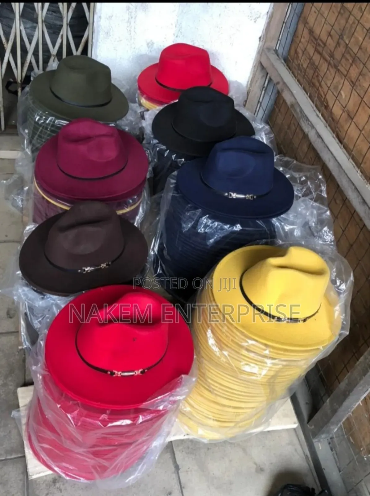 Brim Polyester Fedora Cowboy Hat