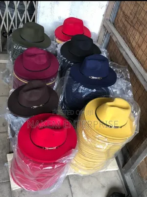 Brim Polyester Fedora Cowboy Hat