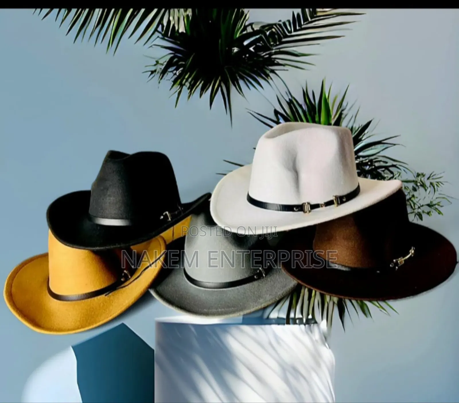 Brim Polyester Fedora Cowboy Hat