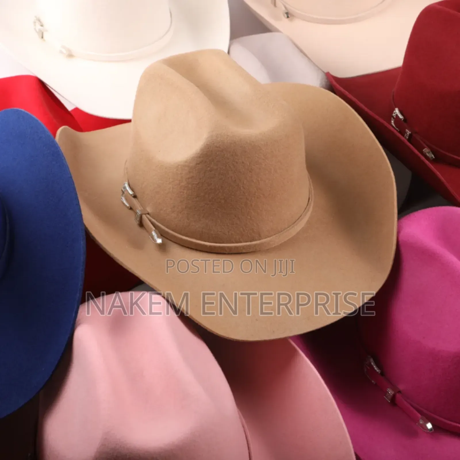 Brim Polyester Fedora Cowboy Hat