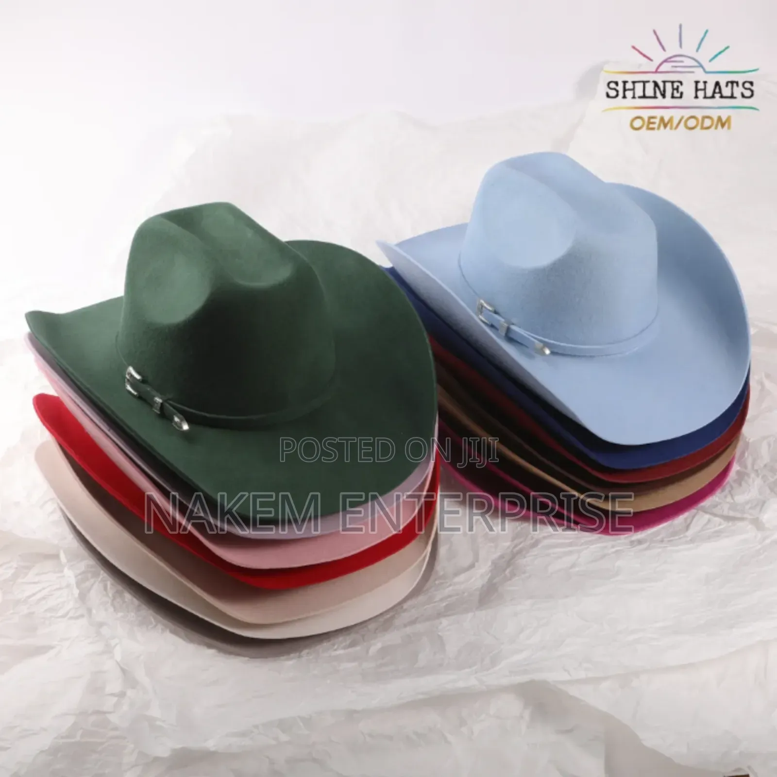 Brim Polyester Fedora Cowboy Hat