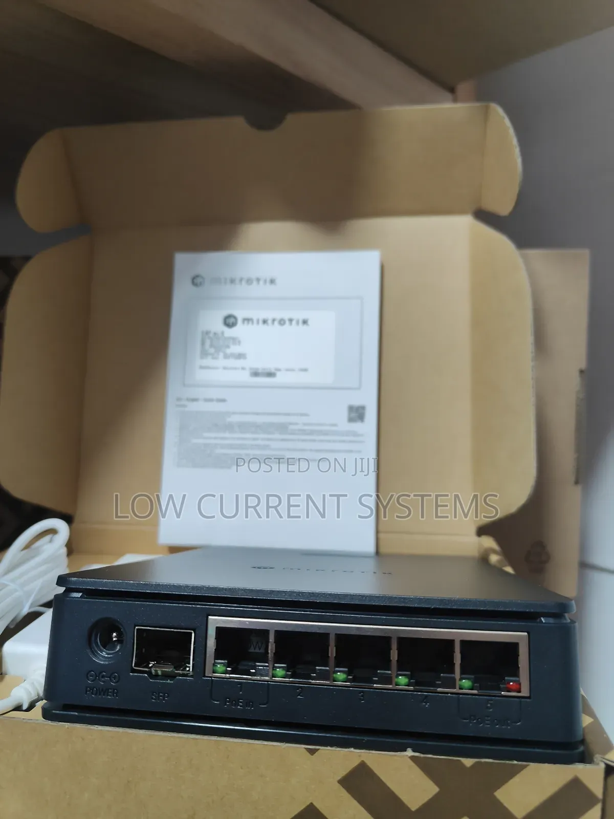 Mikrotik Router Board Hap Ax S Wi-fi 6 Hotspot Router Ram 512mb