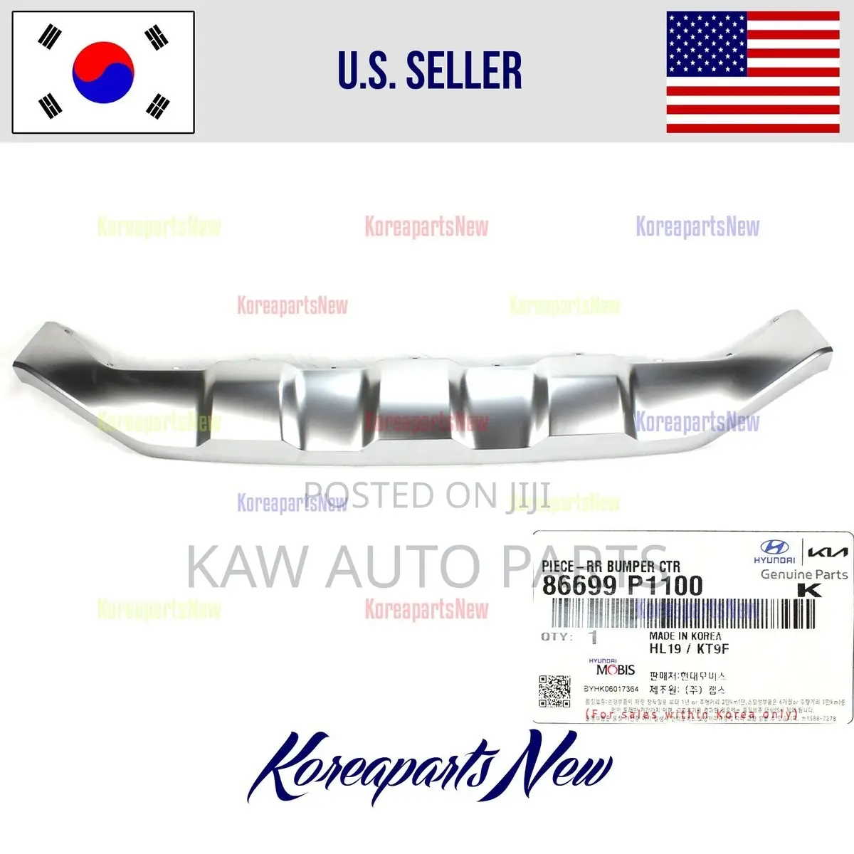2022,2023,2024 Rear Bumper Moulding Chrome For Kia Sportage